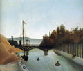 Henri Rousseau Footbridge at Passy 1895 Fine Art Print