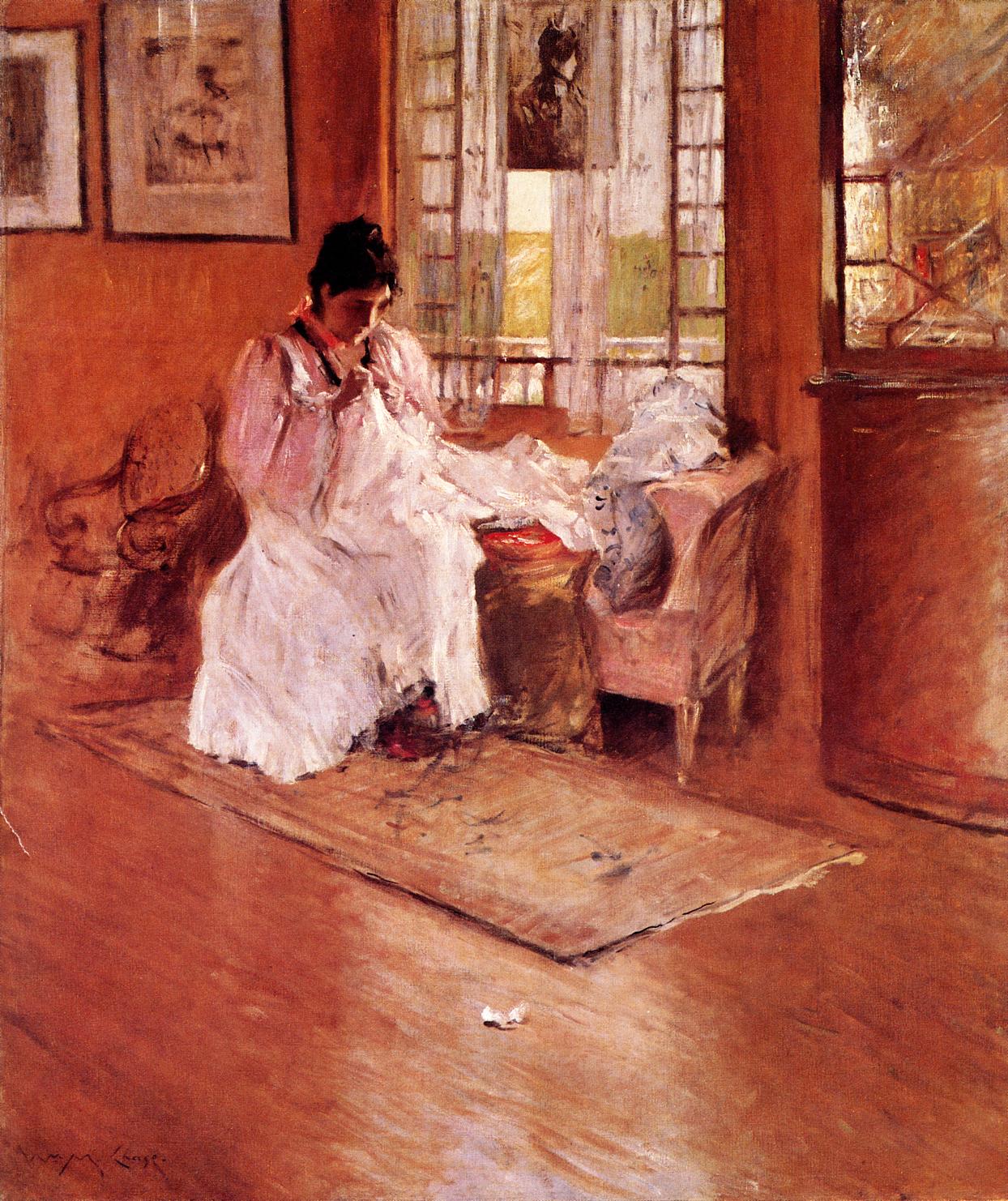 William Merritt Chase For the Little One, aka Hall at Shinnecock 1896 Fine Art Print