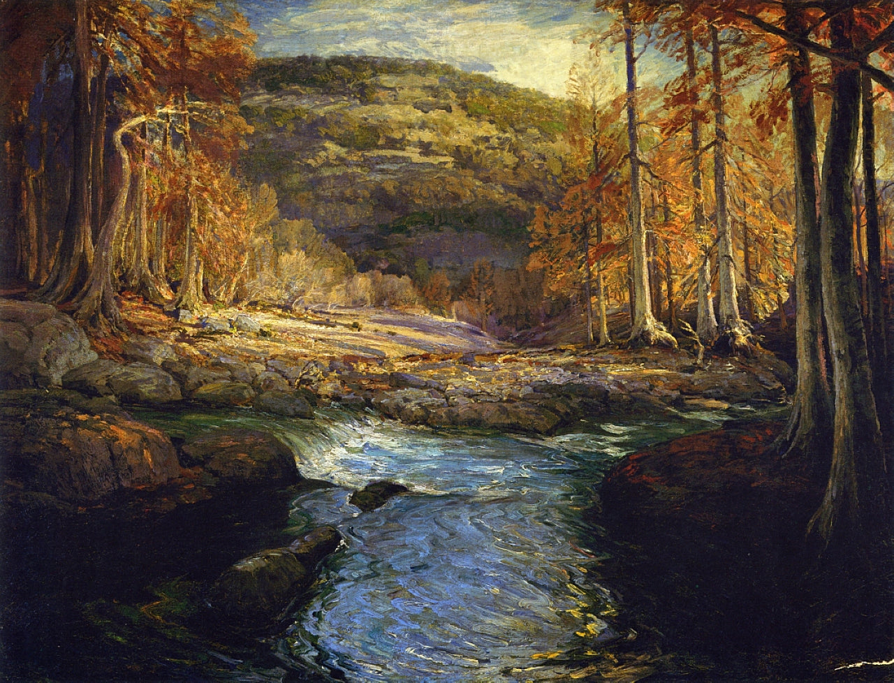 Robert Julian Onderdonk Forest Stream (Headwaters of the Guadalupe) 1911 Fine Art Print
