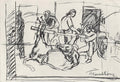Pyotr Konchalovsky Forging of Buffalo. Study. 1927 Fine Art Print