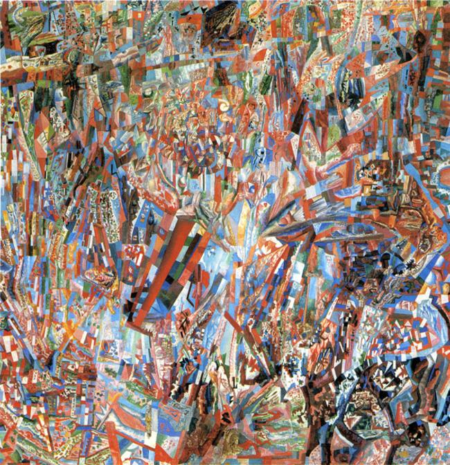 Pavel Filonov Formula of Spring 1920 Fine Art Print