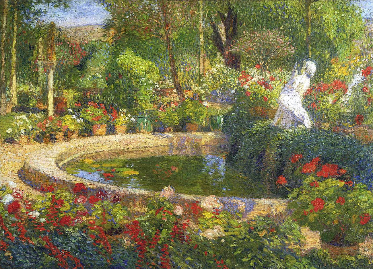 Henri Martin Fountain in Marquayrol 1885 Fine Art Print
