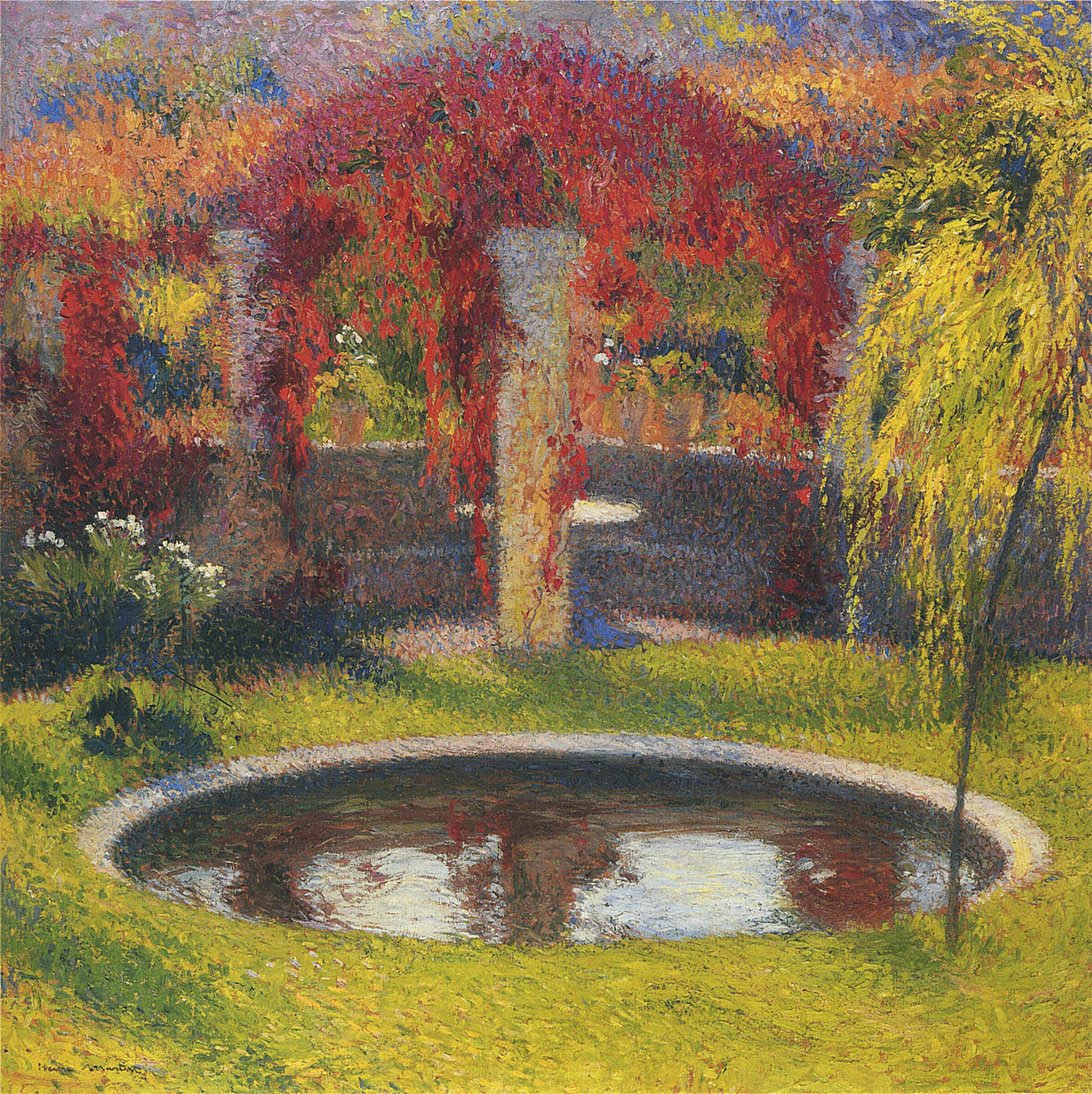 Henri Martin Fountain in Marquayrol #3 1920 Fine Art Print