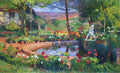 Henri Martin Fountain in the Park Marquayro 1905 Fine Art Print