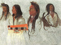 Albert Bierstadt Four Indians 1859 Fine Art Print