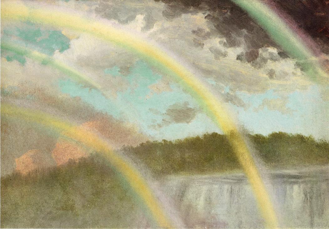 Albert Bierstadt Four Rainbows over Niagara 1859 Fine Art Print
