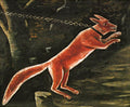 Niko Pirosmani Fox on Chain 1918 Fine Art Print