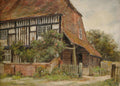 {{ product_title }} Fine Art Print | {{ product_vendor }} Jakero77 Frank Moss Bennett Borden Hawkenbury 1920s Tudor House Fine Art Print Art Print  Jakero77