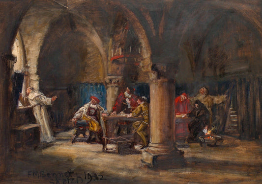 Frank Moss Bennett Discovered 1932 Sketch Church Sanctum Fine Art Print Fine Art Print | Jakero77