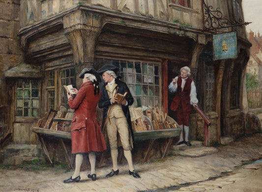 {{ product_title }} Fine Art Print | {{ product_vendor }} Jakero77 Frank Moss Bennett The Last Customers 1926 French Shoppe Fine Art Print Art Print  Jakero77
