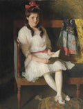 Frank W. Benson Portrait of Gertrude Russell 1915 Fine Art Print