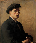 Frank W. Benson Portrait of a Man (study in Shadows) 1922 Fine Art Print
