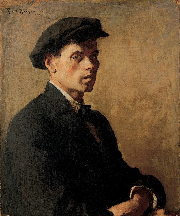 Frank W. Benson Portrait of a Man (study in Shadows) 1922 Fine Art Print
