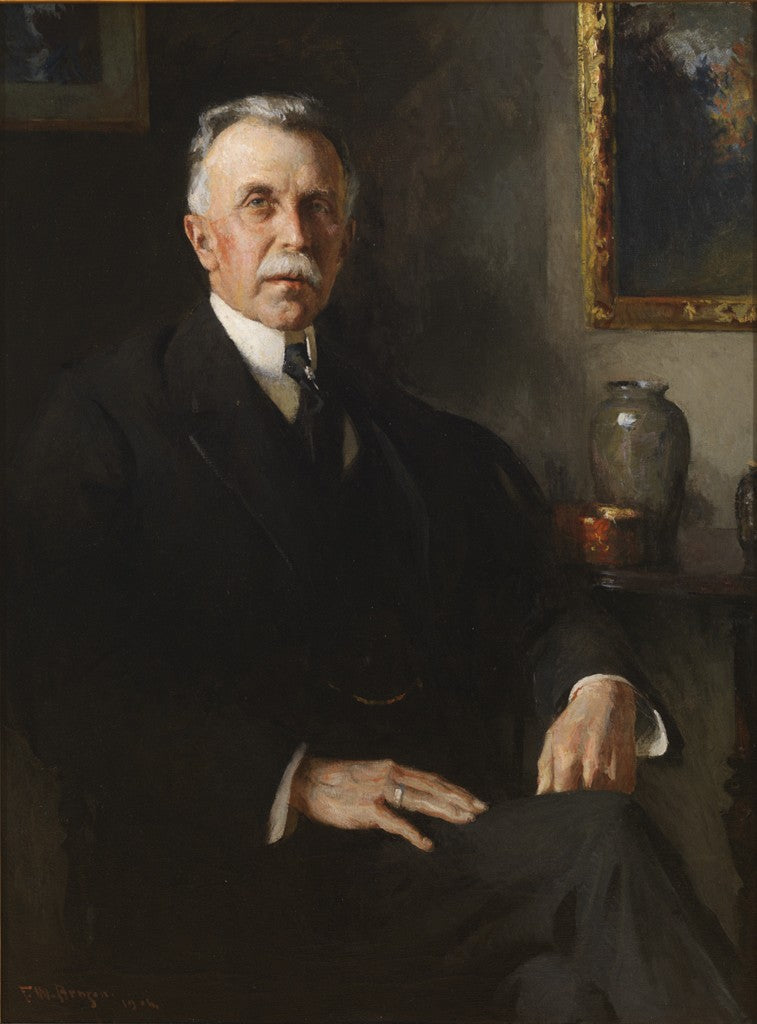 Frank W. Benson Portrait of Isaac C. Bates, Esq. 1906 Fine Art Print