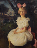 Frank W. Benson Portrait of Jane Shattuck 1904 Fine Art Print