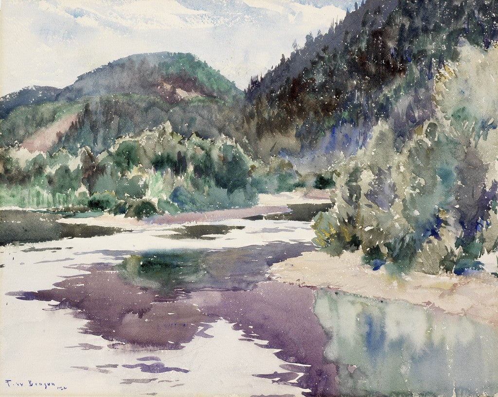 Frank W. Benson St. Marguerite River 1922 Fine Art Print