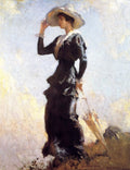 Frank W. Benson The Hill Top 1914 Fine Art Print