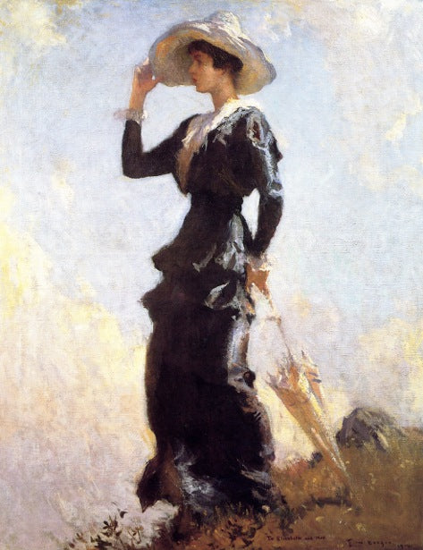 Frank W. Benson The Hill Top 1914 Fine Art Print