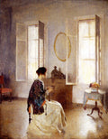 Frank W. Benson The Open Window 1917 Fine Art Print