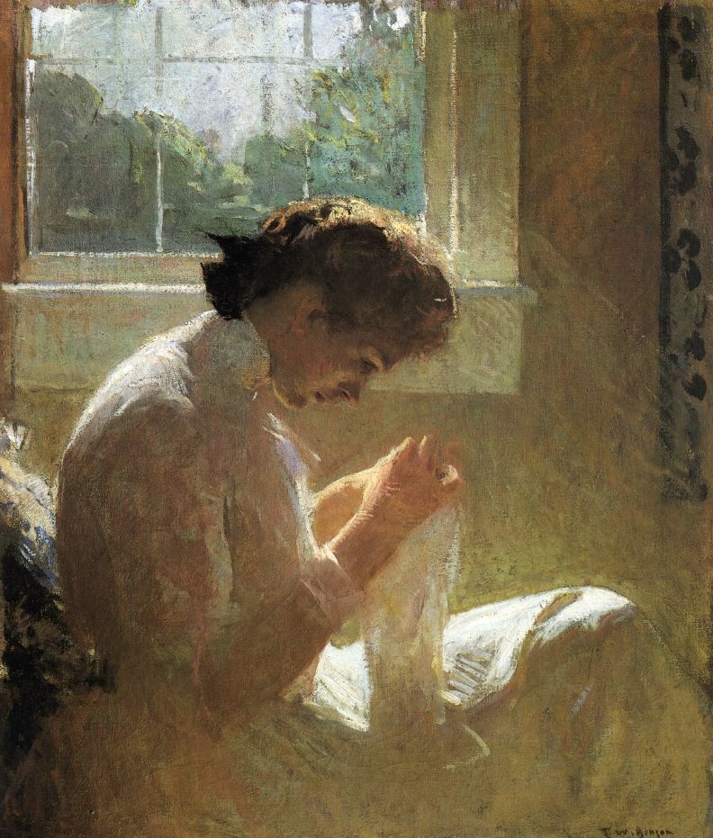 Frank W. Benson The Sunny Window 1919 Fine Art Print