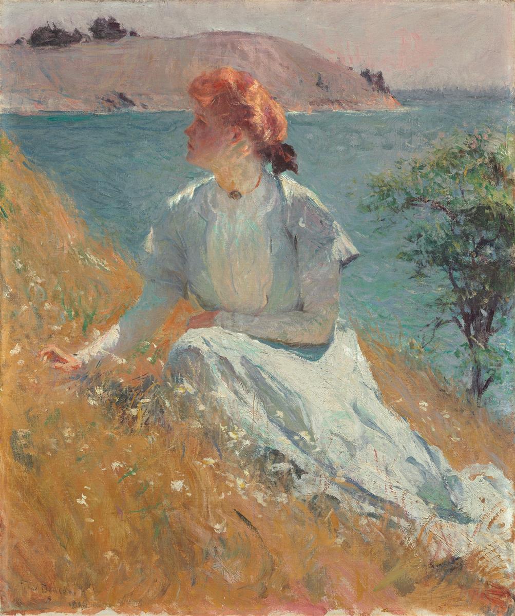 Frank W. Benson Margaret ("gretchen") Strong 1909 Fine Art Print