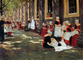 Max Liebermann Free hour at the Amsterdam Orphanage 1881-1882 Fine Art Print