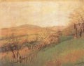 Laszlo Mednyanszky Fruit Trees 1910 Fine Art Print