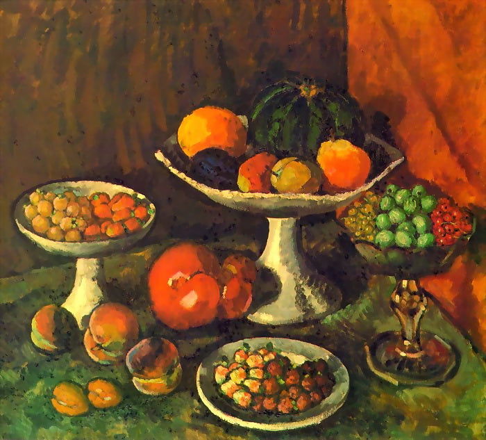 Ilya Mashkov Fruits and Berries 1916 Fine Art Print