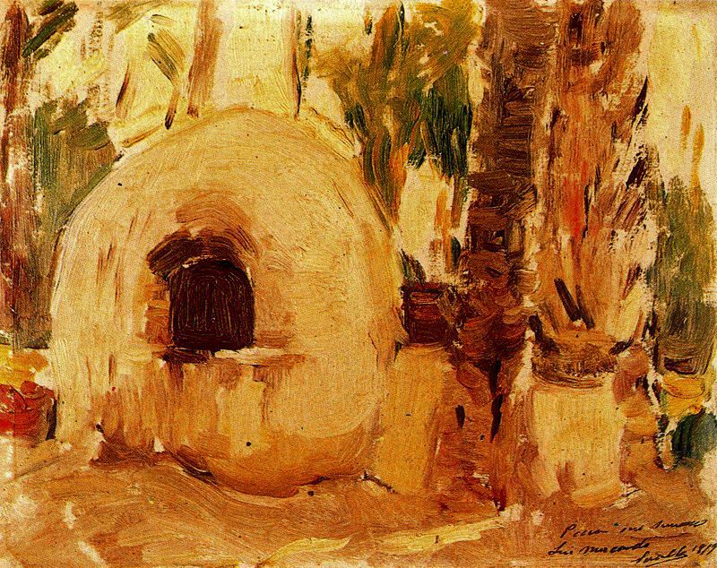 Joaquín Sorolla Furnace of Elche palm 1818 Fine Art Print
