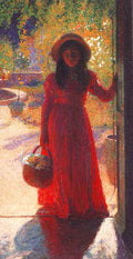 Henri Martin Gabrielle at the Gate 1910 Fine Art Print