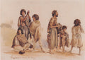 Rudolf von Alt Galician Gypsies 1839 Fine Art Print