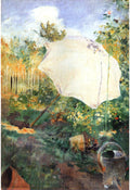 Carl Larsson Garden in Grez 1883 Fine Art Print