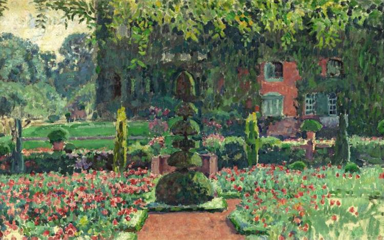 Theo van Rysselberghe Garden in Summer 1924 Fine Art Print