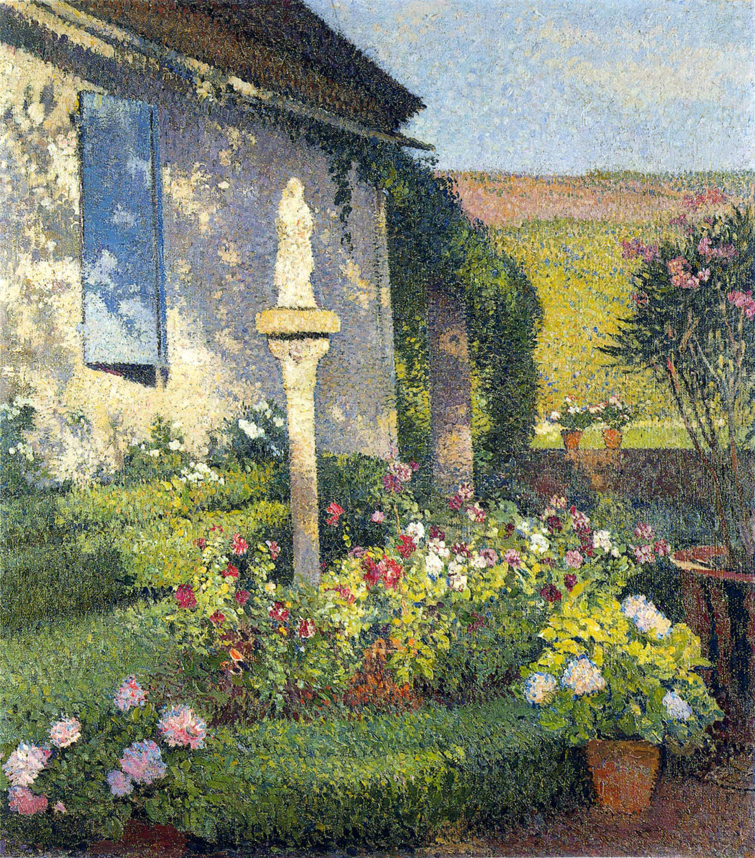 Henri Martin Garden of Labastide du Ver in Marquayrol 1890 Fine Art Print