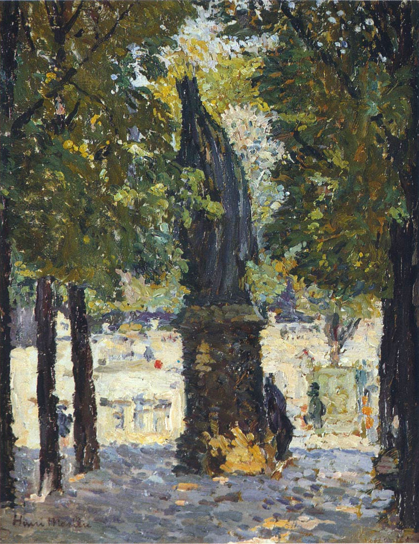 Henri Martin Garden of Luxembourg 1931 Fine Art Print