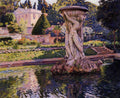Theo van Rysselberghe Garden with Villa and Fountain 1924 Fine Art Print