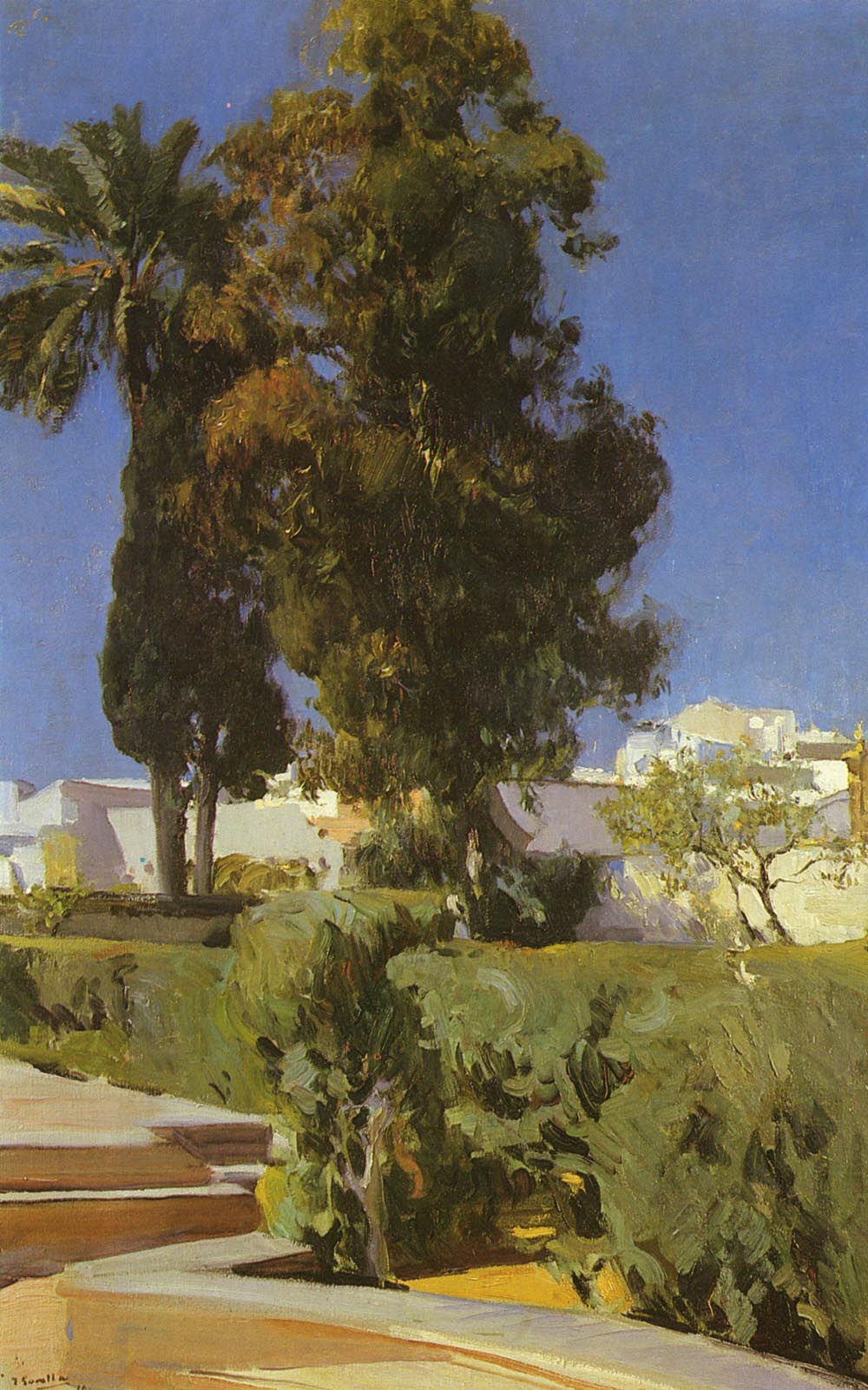 Joaquín Sorolla Gardens of Alcazar (Sevilla) 1910 Fine Art Print