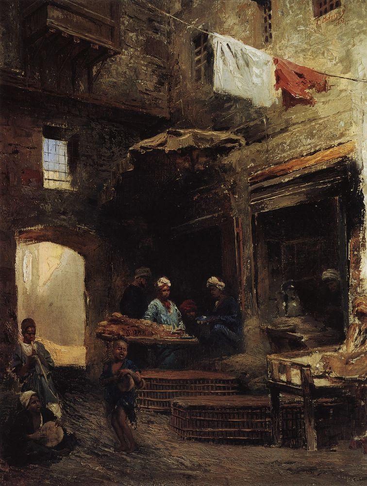 Konstantin Makovsky Genre Scene #1 1868 Fine Art Print