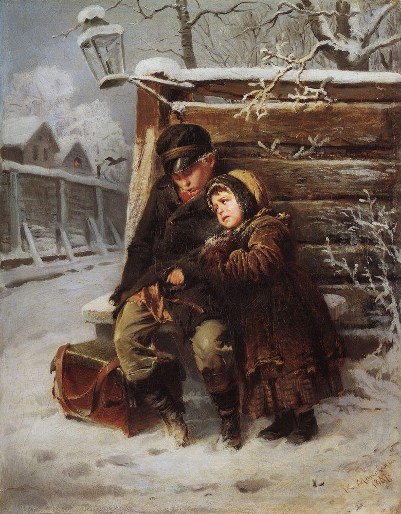 Konstantin Makovsky Genre Scene 1868 Fine Art Print