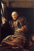 James Tissot Gentleman In A Railway Carriage 1872 Fine Art Print