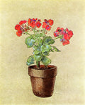 Odilon Redon Geraniums 1902 Fine Art Print
