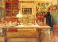 Carl Larsson Getting Ready for a Game 1901 Fine Art Print