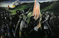 Niko Pirosmani Giorgi Saakadze defending Georgia from enemies 1913 Fine Art Print
