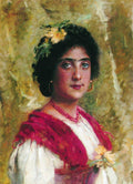 Konstantin Makovsky Gipsy 1880 Fine Art Print