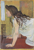 Ferdinand Hodler Girl at the Window 1890 Fine Art Print