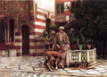 Edwin Lord Weeks Girl in a Moorish Courtyard 1880 Fine Art Print