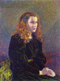Theo van Rysselberghe Girl in Green 1892 Fine Art Print