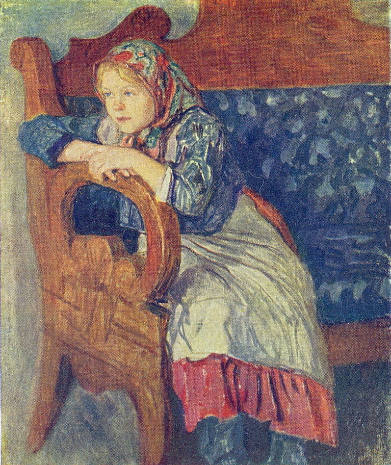 Nikolay Bogdanov Belsky Girl on a Sofa 1985 Fine Art Print