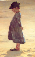 Peder Severin Kroyer Girl on the Beach 1884 Fine Art Print