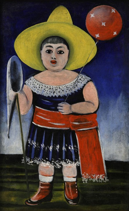 Niko Pirosmani Girl with a Baloon 1912 Fine Art Print